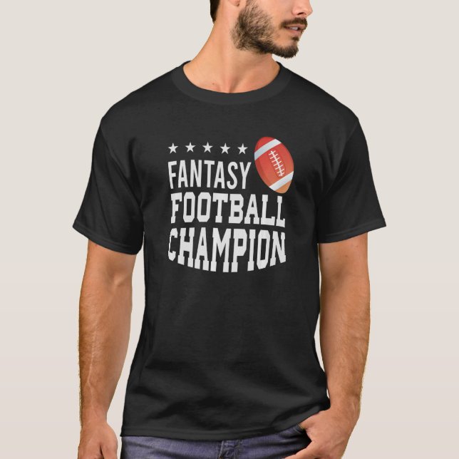 Camiseta Fantasy Campeão de Futebol, Senhora Comissária Fan (Frente)