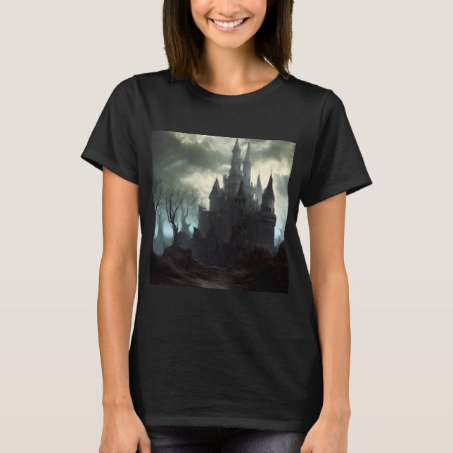 Camiseta Fantasy Castle Amigando Paisagem 2 (Frente)