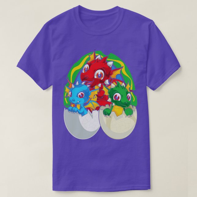 Camiseta Fantasy Creature Mythical Animal Cute Dragon (Frente do Design)