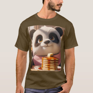 Camiseta Fantasy Cuja Panda Come Pancakes