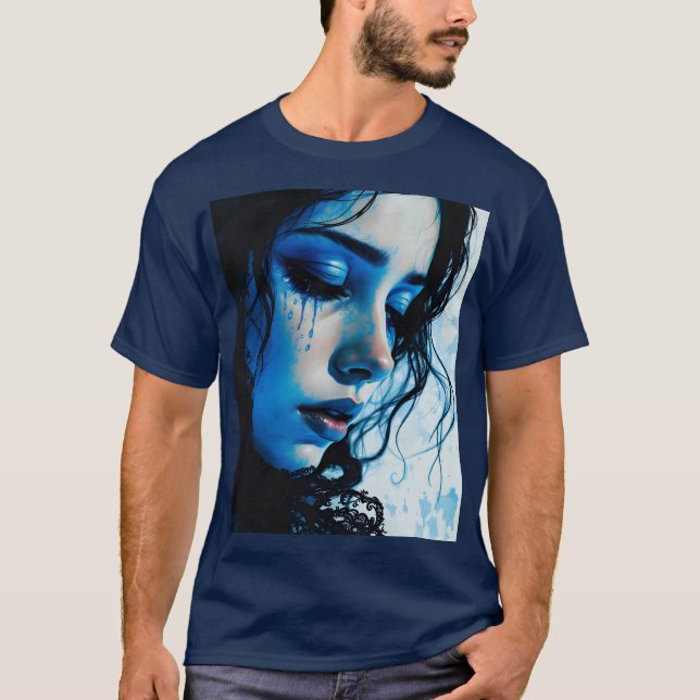 Camiseta Fantasy Custa Sad Girl Blue (Frente)