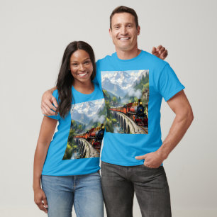 Camiseta Fantasy Cute Crimson Antiguo Trem