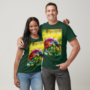 Camiseta Fantasy Cute Ladybug Poled Glass