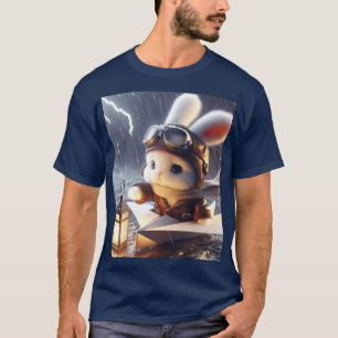 Camiseta Fantasy Cute Rabbit Poste Lanterna
