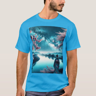 Camiseta Fantasy Cute Sakura Girl Night
