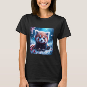 Camiseta Fantasy Cute Sakura Panda Red
