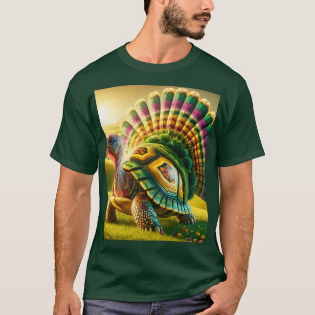 Camiseta Fantasy Cute Turkey Turtle Mix (Frente)