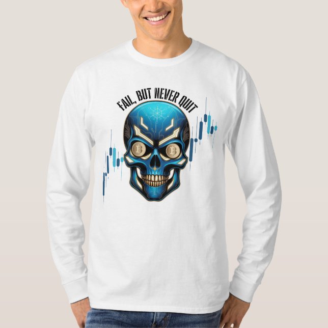 Camiseta Fantasy Design | Crypto Btc | Motivation | Blue (Frente)