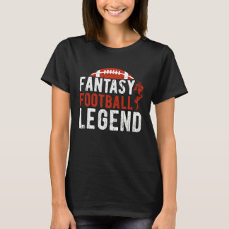 Camiseta Fantasy Football Legend Flag Dad Father's Day