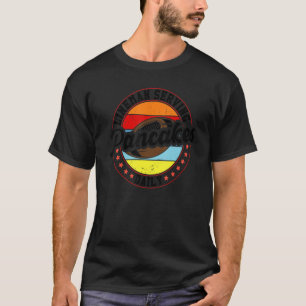 Camiseta Fantasy Football Lineman Servindo Pancakes Diariam