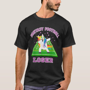 Camiseta Fantasy Football Loser Tshirt 2019 Unicorn Dab Foo