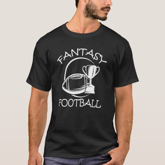 Camiseta Fantasy Football Trophy Ball League Commissioner D (Frente)