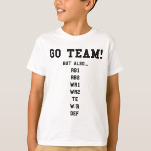 Camiseta Fantasy Footll Engraçado - Vá Time