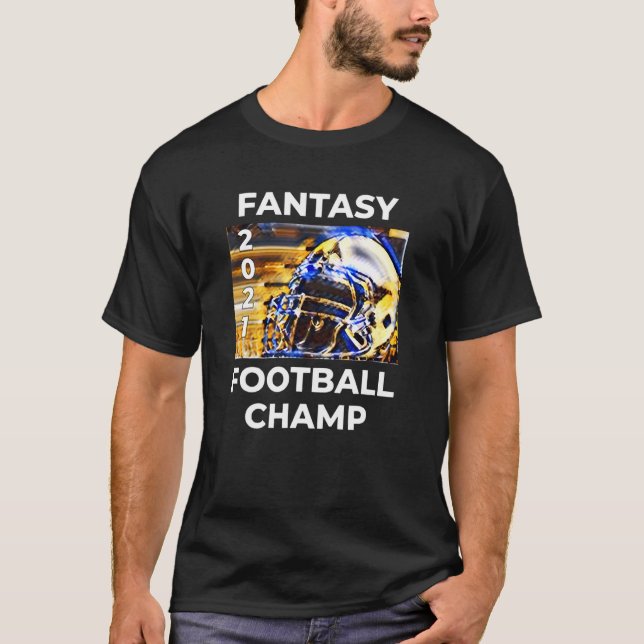 Camiseta Fantasy Futebol 2021 campeão da Liga 2021 (Frente)