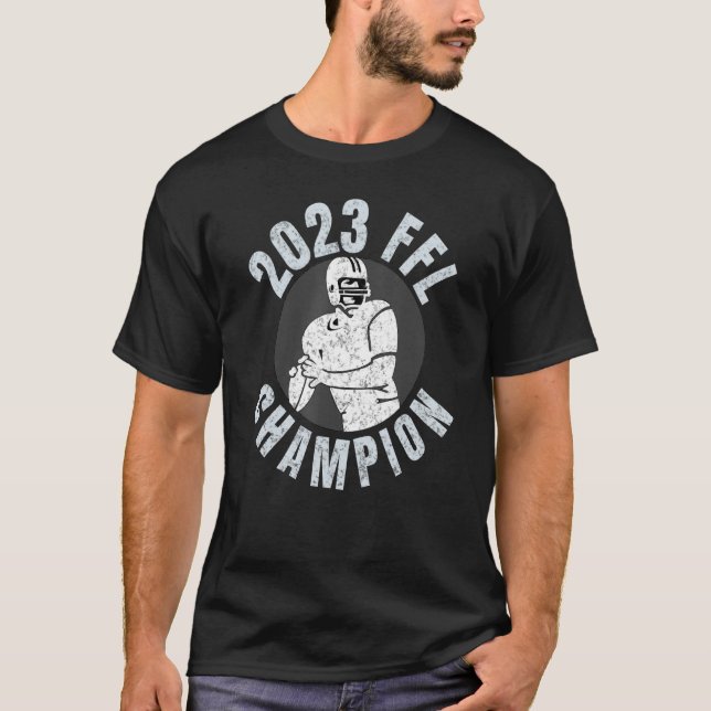 Camiseta Fantasy Futebol 2023 campeão da Liga 2023 (Frente)
