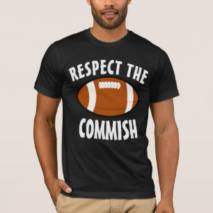 CAMISETA FANTASY FUTEBOL RESPEITA AS CAMISAS-T DA COMISSÃO
