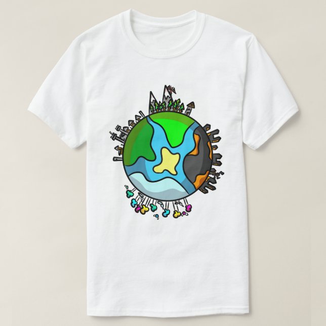 Camiseta Fantasy Globe Shirt (Frente do Design)