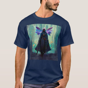 Camiseta Fantasy Gothic Witch Fea Faery Mage Woods Fairy Mã