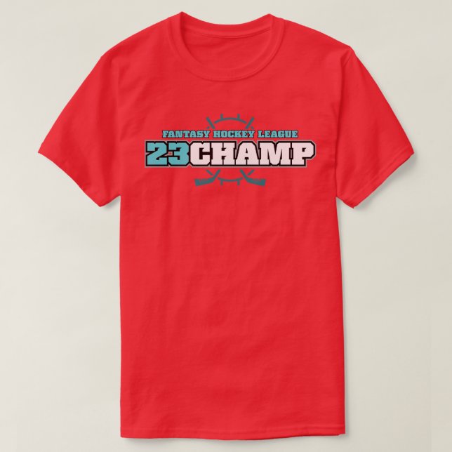 Camiseta Fantasy Hockey 2023 Champion ALT (Frente do Design)