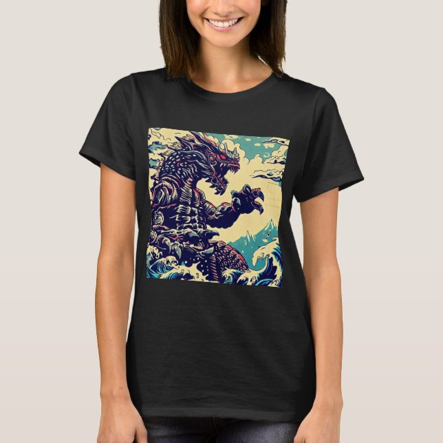 Camiseta Fantasy Kaiju Anime - Corte 4 (Frente)