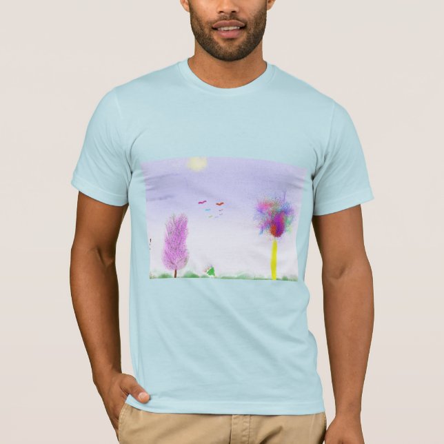 Camiseta Fantasy Landscape Escape  (Frente)