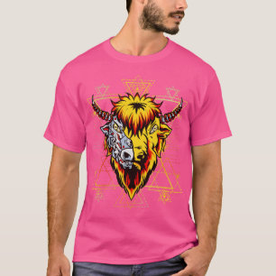 Camiseta Fantasy Mechanical Metal Bison