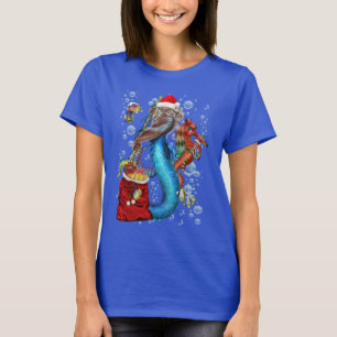 Camiseta Fantasy Mermaid Santa Claus