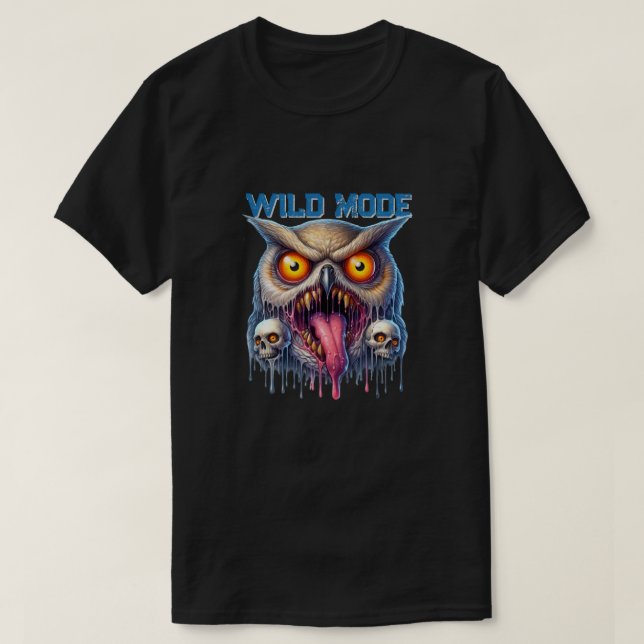Camiseta Fantasy Owl em Wild Mode (Frente do Design)