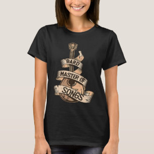 Camiseta Fantasy RPG A Bard Legal Vintage Lute Tabletop RP