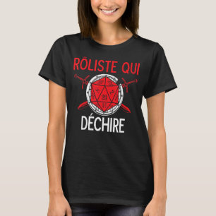 Camiseta Fantasy RPG D20 Role Game Gift JDR