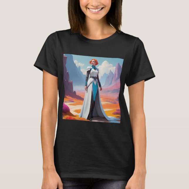 Camiseta Fantasy Sci-Fi Art | Paisagens Surreais (Frente)