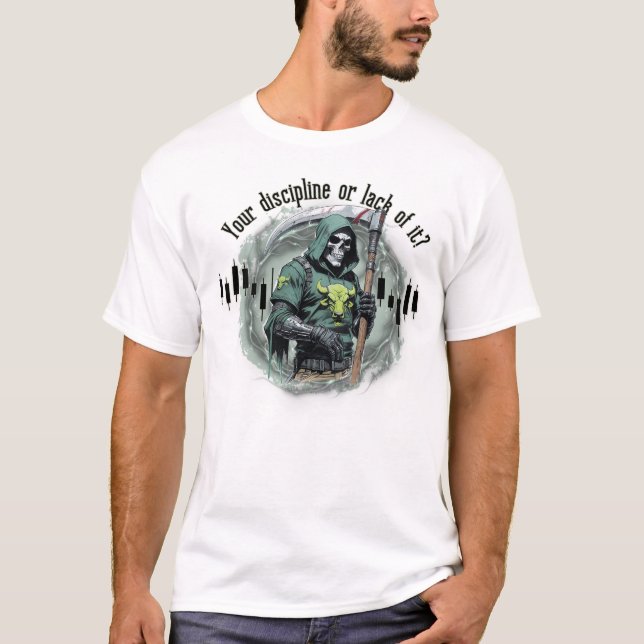 Camiseta  Fantasy trade design | Grim Reaper |  motivation (Frente)