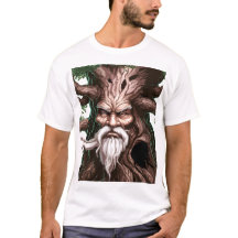 Fantasy Tree desenhada para T-shirt