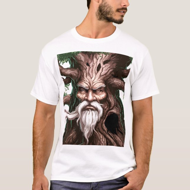 Camiseta Fantasy Tree desenhada para T-shirt (Frente)