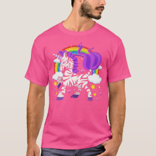 Camiseta Fantasy Unicorn Cute Zebracorn Magical Creature Ze