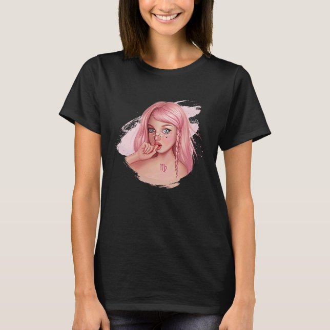 Camiseta Fantasy Zodiac Virgo (Frente)