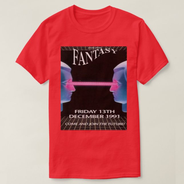 Camiseta Fantazia Rave Flyer (Frente do Design)