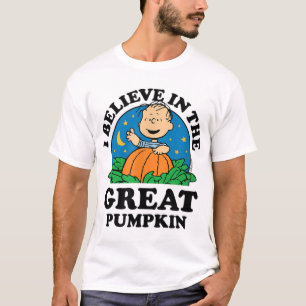 Camiseta Fantoche Halloween Eu Acredito No Abóbora Excelent