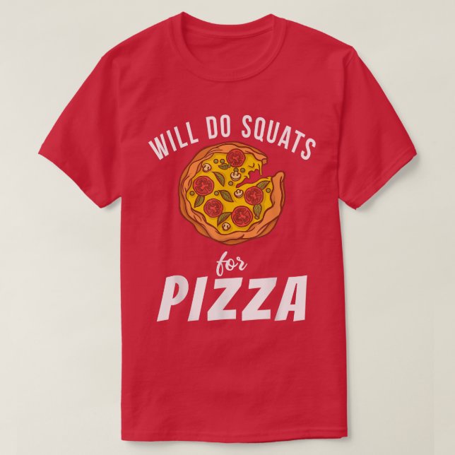 Camiseta Fará Quadrados Para Pizza Snack Pizzalove Pizza 35 (Frente do Design)