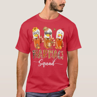 Camiseta Faracy Squad Cute Turkey Pula Obrigados Farmacêuti