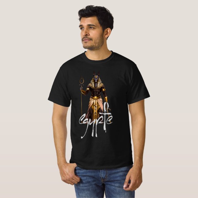Camiseta Faraó do Egito – Design de Poder e Orgulho (Frente Completa)
