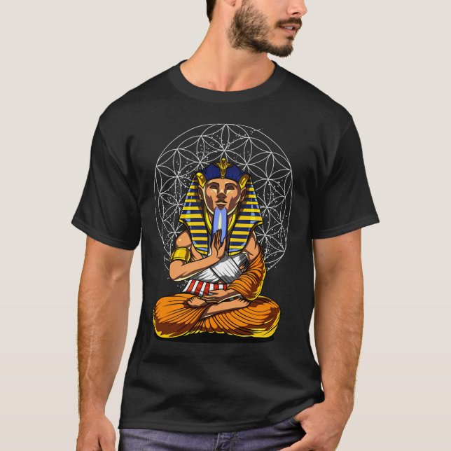 Camiseta Faraó Egípcio Buda (Frente)