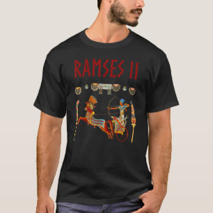 Camiseta Faraó Ramses Ii Chariot Antigo Egito