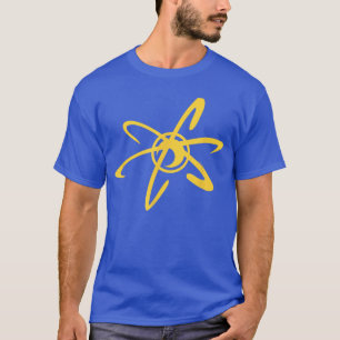 Camiseta Farda de Cosplay do Átomo Amarelo de Jimmy Neutron