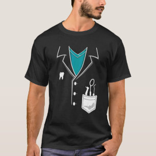 Camiseta Farda de Dentista Fantasia de Halloween Crianças M