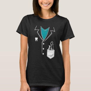 Camiseta Farda de Dentista Fantasia de Halloween Crianças M