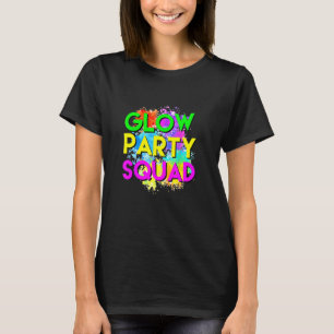 Camiseta Farda de Esquadrão de Festa com Luz para o Hallowe