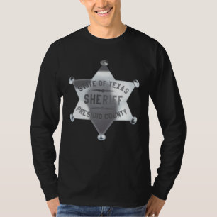 Camiseta Farda de Xerife do Texas Disfarce