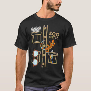 Camiseta Farda de Zelador de Zoológico Halloween Explorador