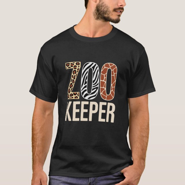 Camiseta Fardamento de Zookeeper de Halloween (Frente)